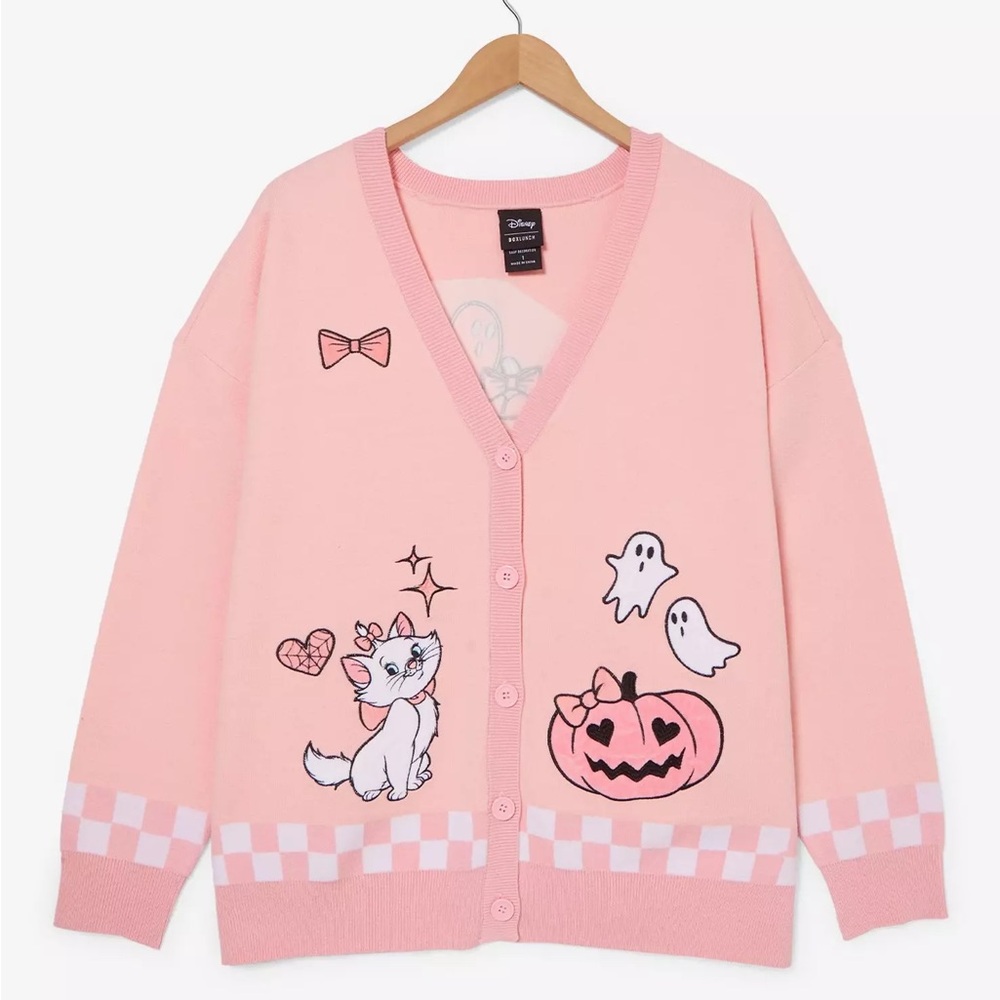 Disney The Aristocats Marie Halloween Icons Plus‎ Size Cardigan BoxLunch